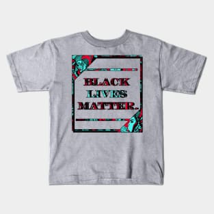 Turqred Black Lives Matter Period Kids T-Shirt